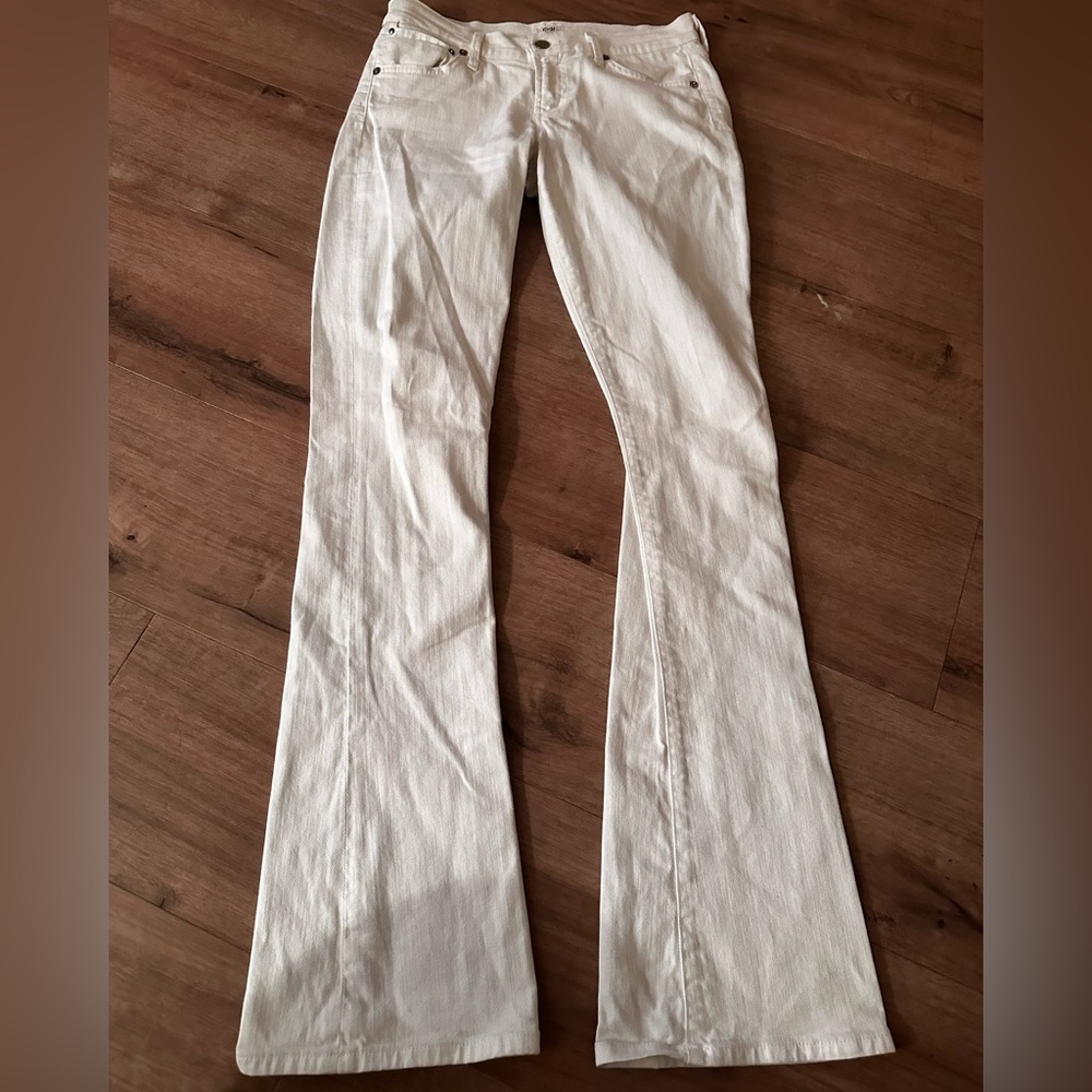 Citizens Of Humanity White Flare Jeans Size 27.